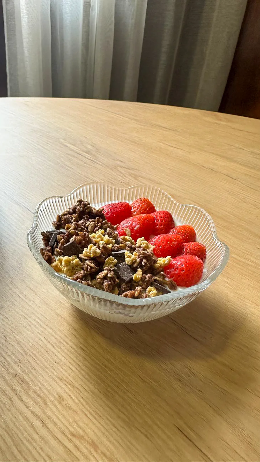 Iogurte bowl de fruta