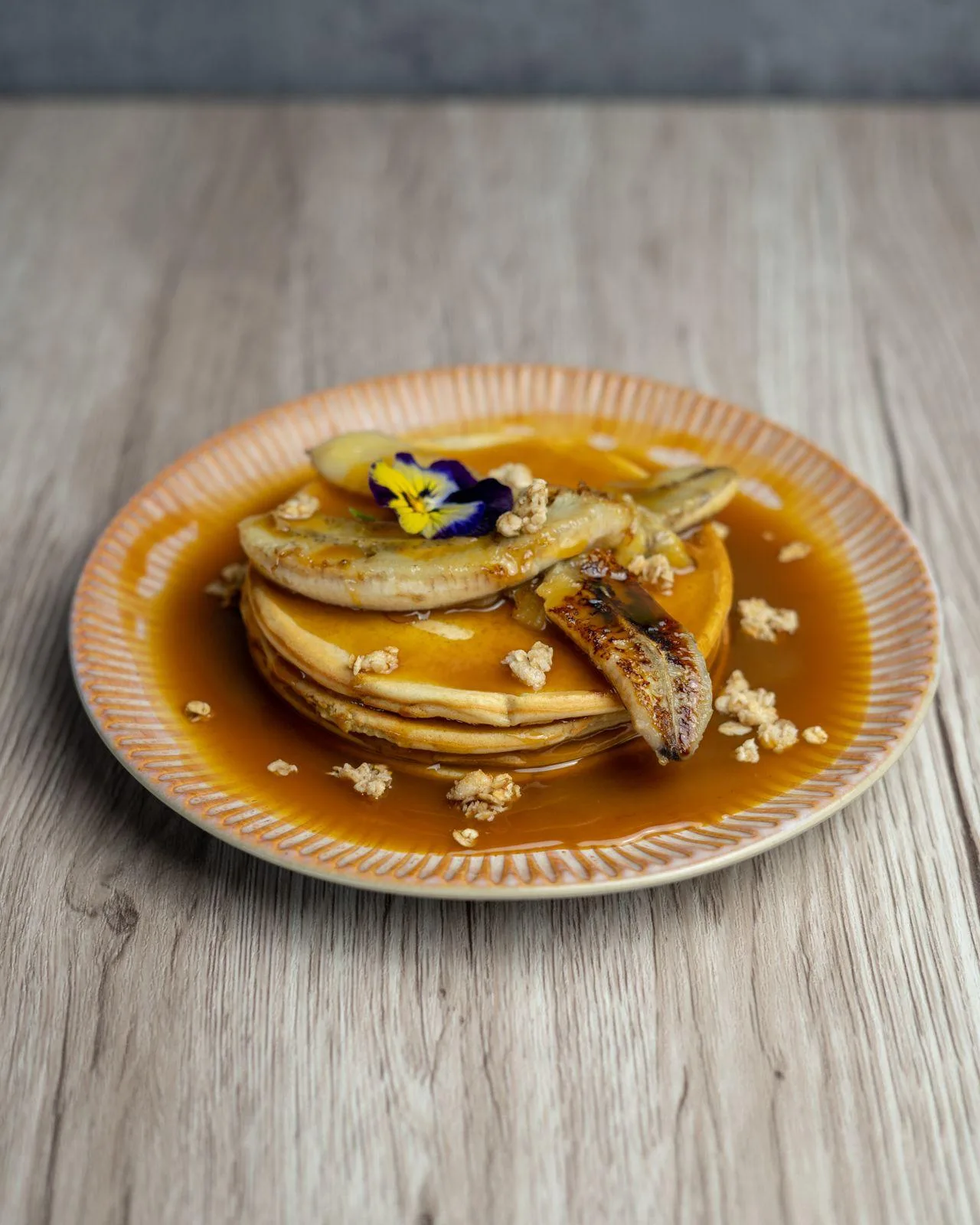 Panquecas de caramelo salgado