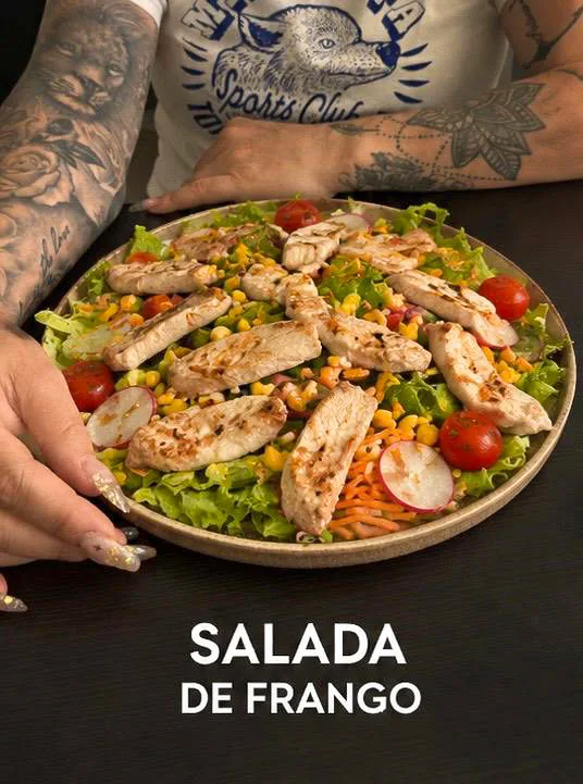 Salada de frango