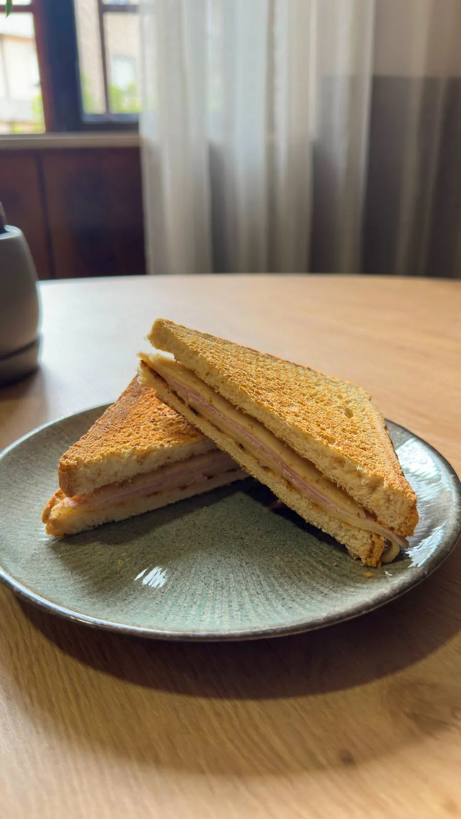 Tosta mista em pão de forma